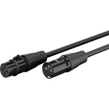 Goobay XLR-Verbindungskabel (schwarz, 1 Meter) - afbeelding 1
