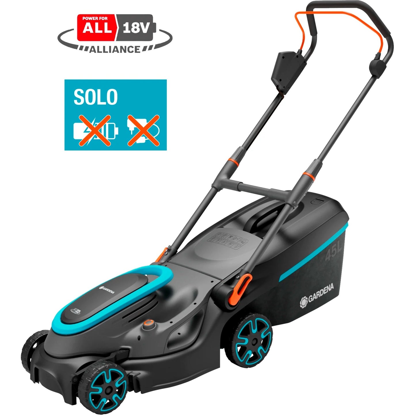 Gardena Accugrashaaier Powermax 37 36V P4A Solo