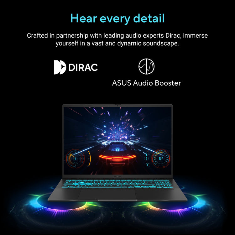 Asus v16 fx3607vp-rp003ws 16 Gaming-Laptop (schwarz | Core 7 240h | RTX 5070 | 16 GB | 1 TB SSD)