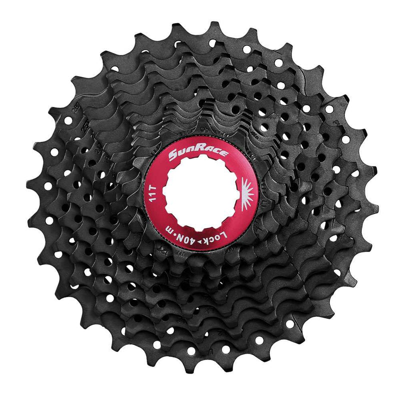 Sonnenrasse Kassette 11 Geschwindigkeit CSRX1 11-25T Schwarz