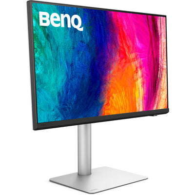 Benq PD2730S 27 5K UHD Monitor (Weiß Silber, HDMI, DisplayPort, Audio, Thunderbolt 4, USB-C)