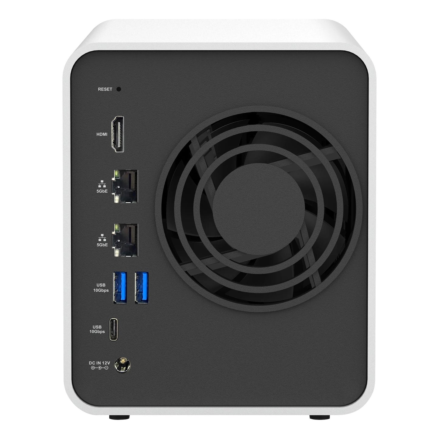 Terramaster f2-425 plus NAS (weiß, 2x 5GBe, HDMI, USB)