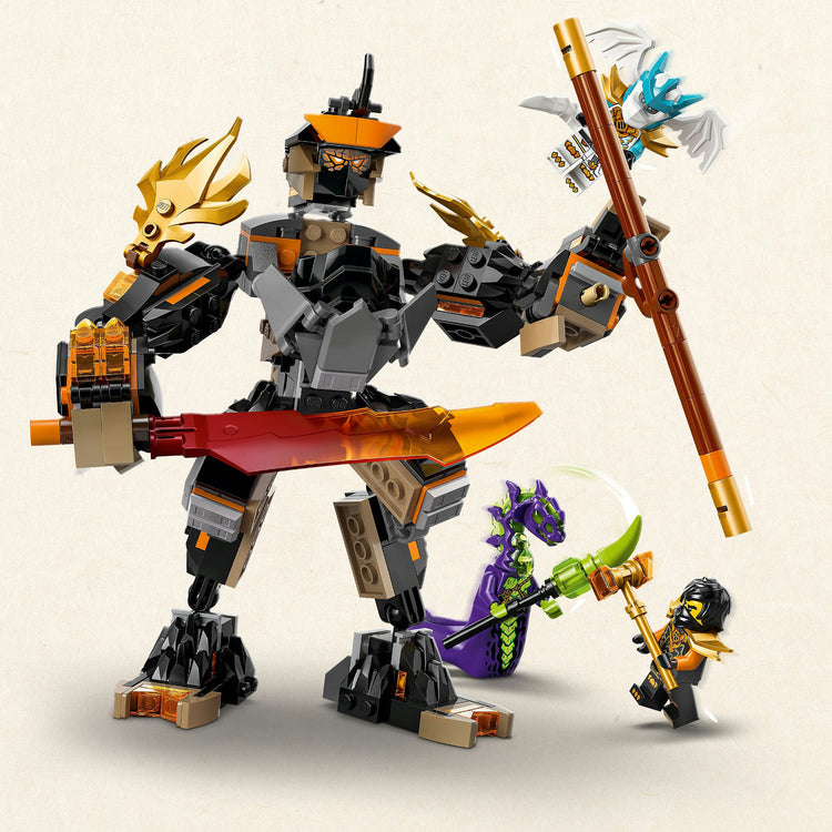 Lego Ninjago 71854 Cole Mission Mech und Dragon Zane