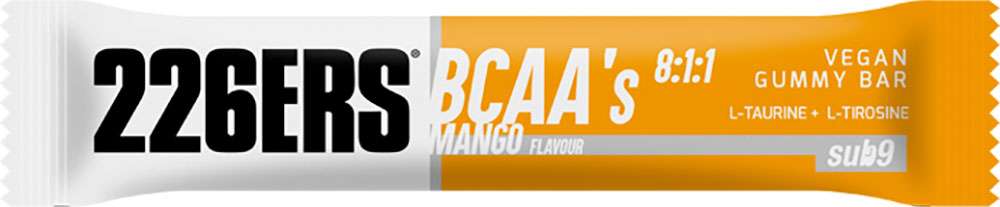 226ers veganer Gummiriegel Sub9 Bcaa Mango 30g