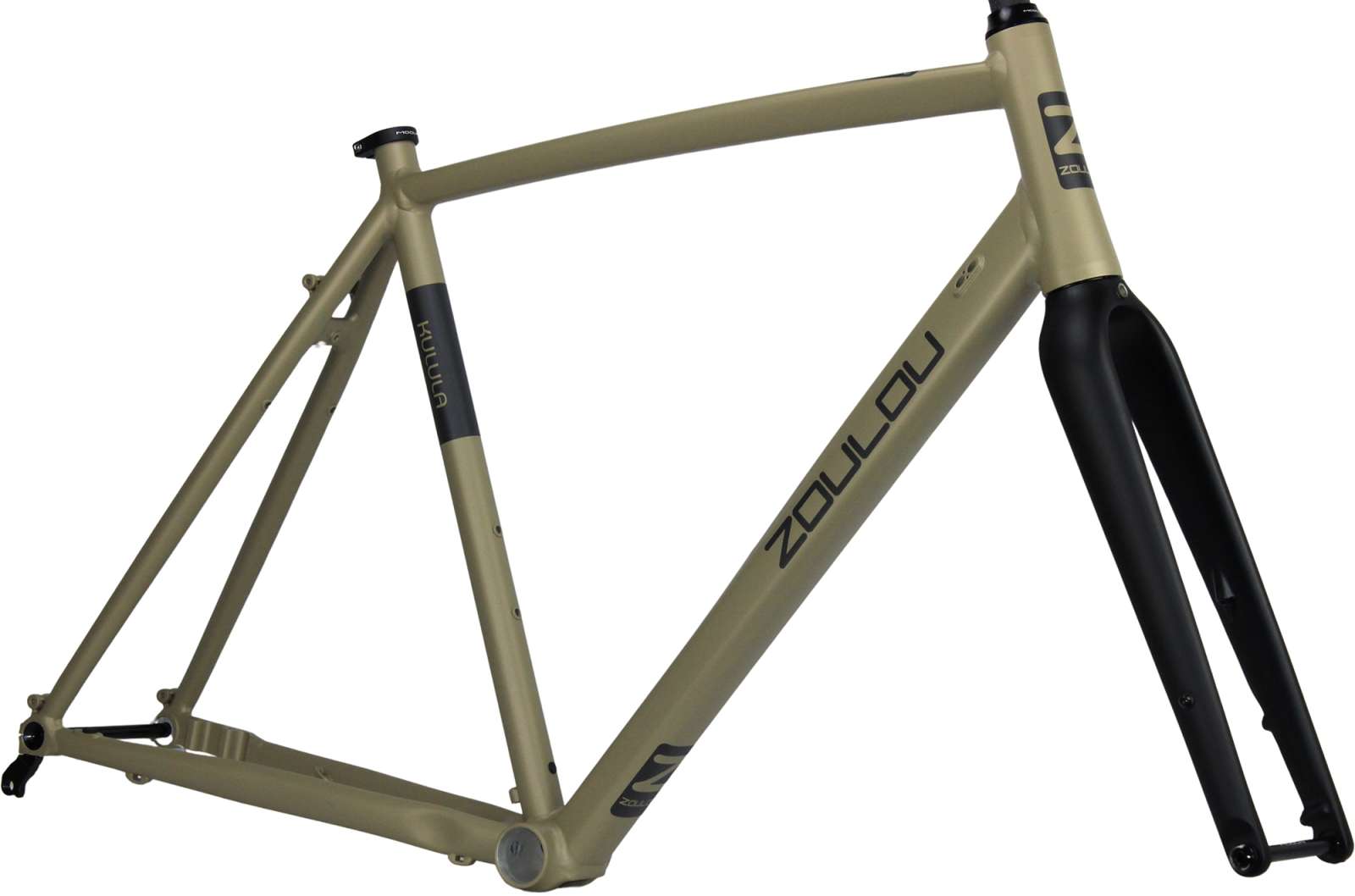 Zoulou Kulula Randonneur Rahmenset inkl. Vollcarbongabel