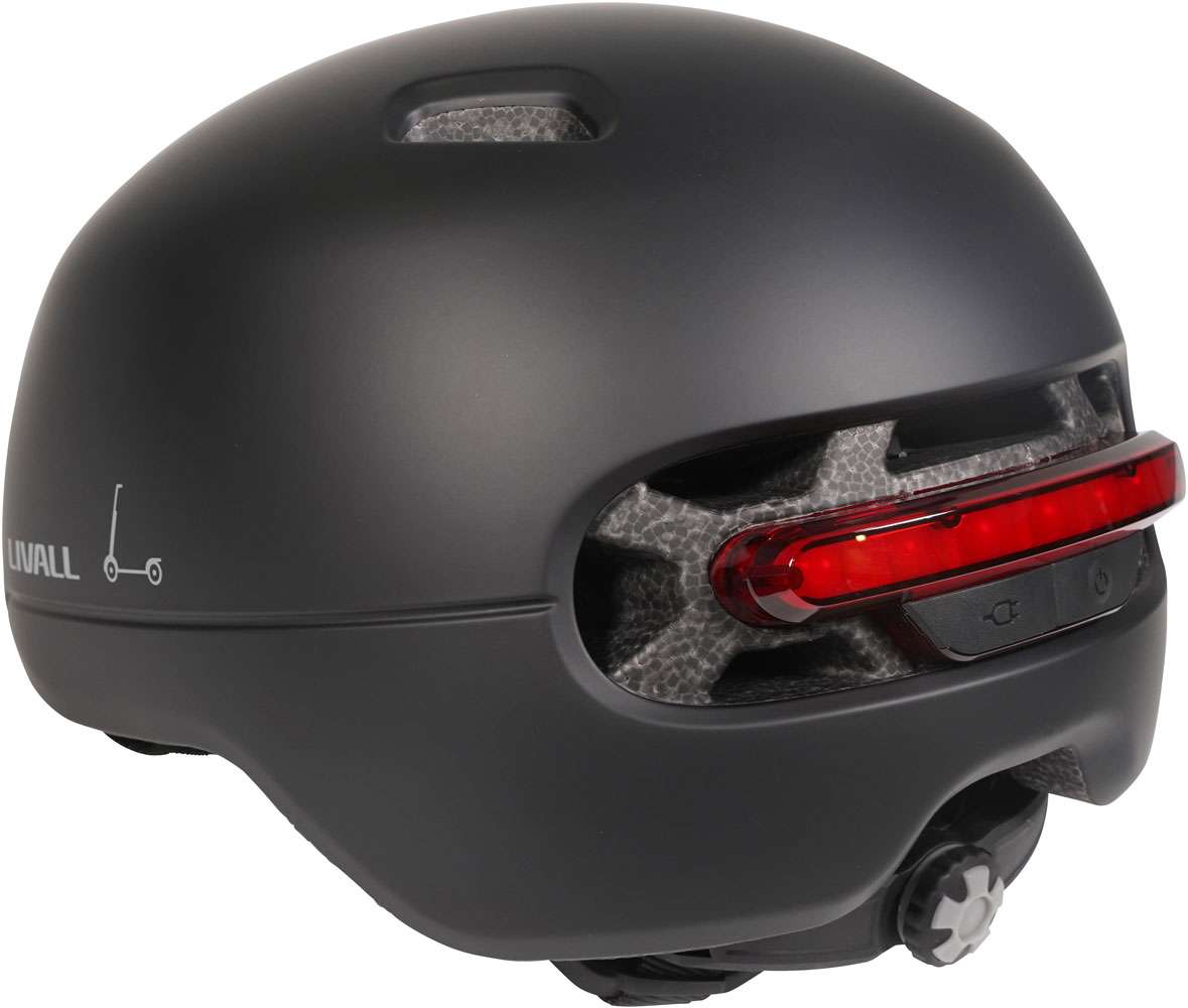 Livall C21 Fahrradhelm Medium 52-56 cm geeignet für Geschwindigkeit Pedelec Moped SOS-Funktion Bremslicht