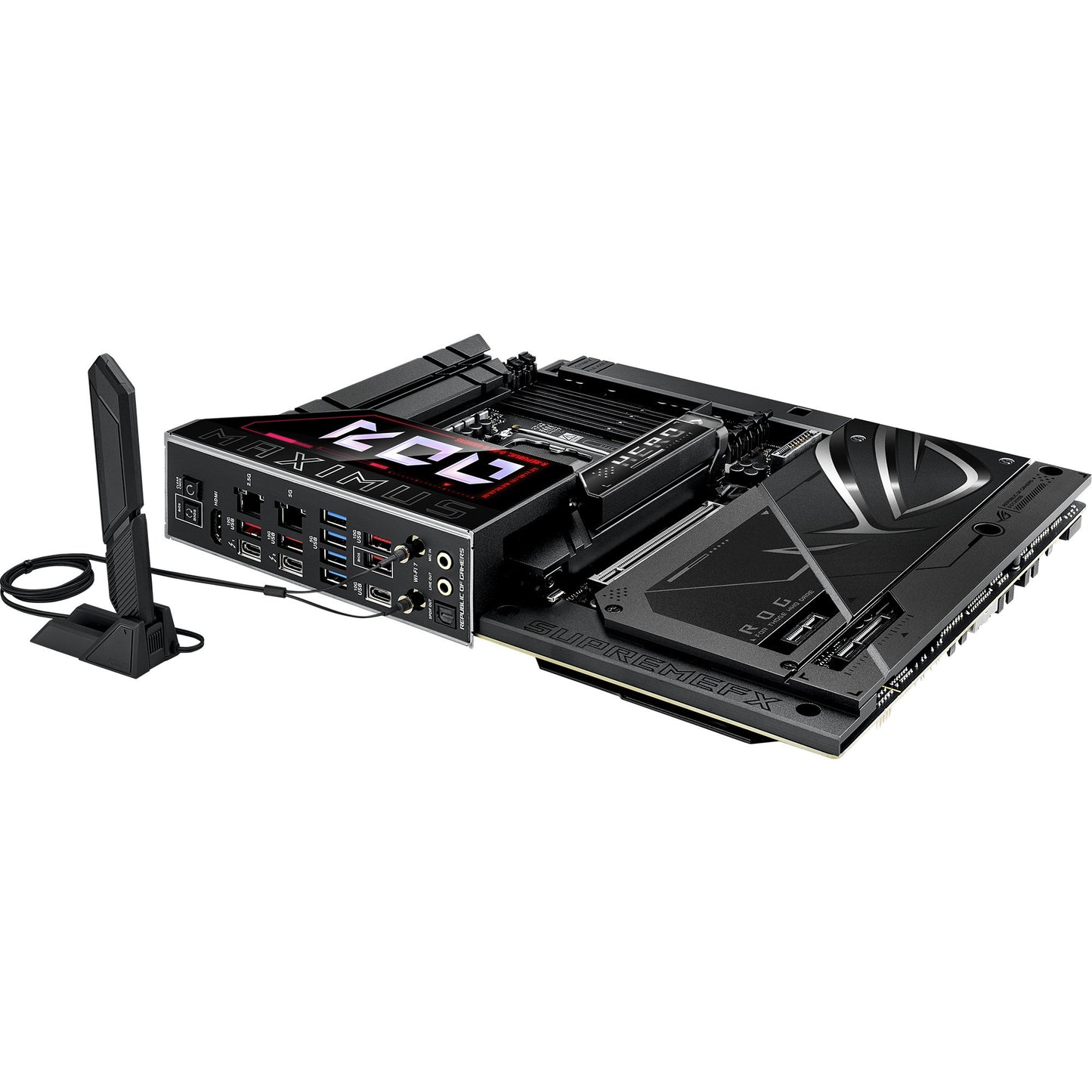 Asus Rrog Maximus Z890 Hero BTF Sockel 1851 Mainboard (schwarz, RAID, 5 GB-LAN, Wi-Fi 7, BT, Sound, ATX)