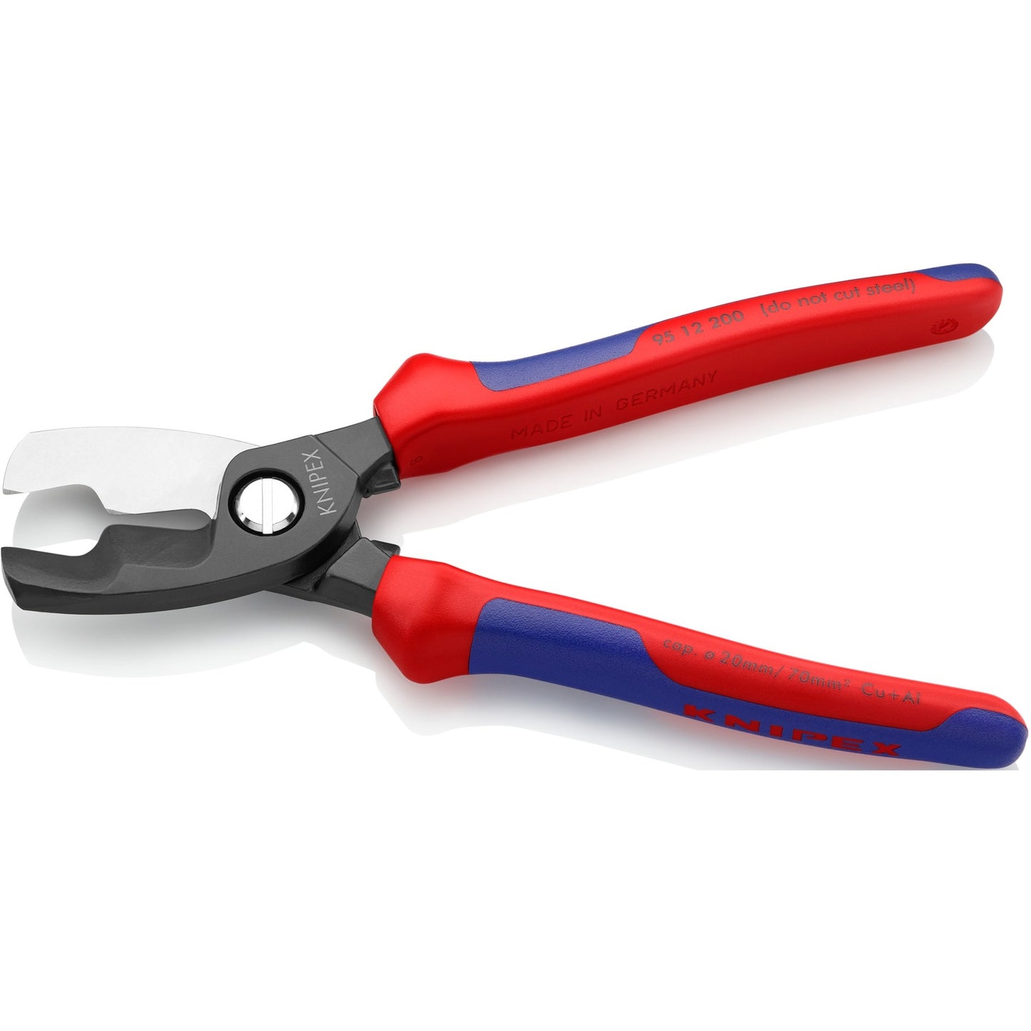Knipex -Kabelschere mit doppelten Schneidkanten 9512200