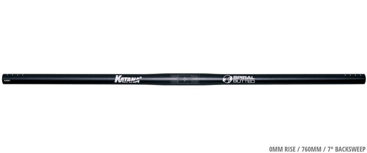 Spiralförmig konifizierter Katana-Riser-Lenker mit 25,4-mm-Lenker