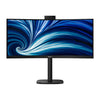 Philips 34b2u3600ch 34 gebogener Ultrawide-Monitor (schwarz, 2x HDMI, Display-Port, 3x USB-A, USB-B, USB-C, RJ-45)