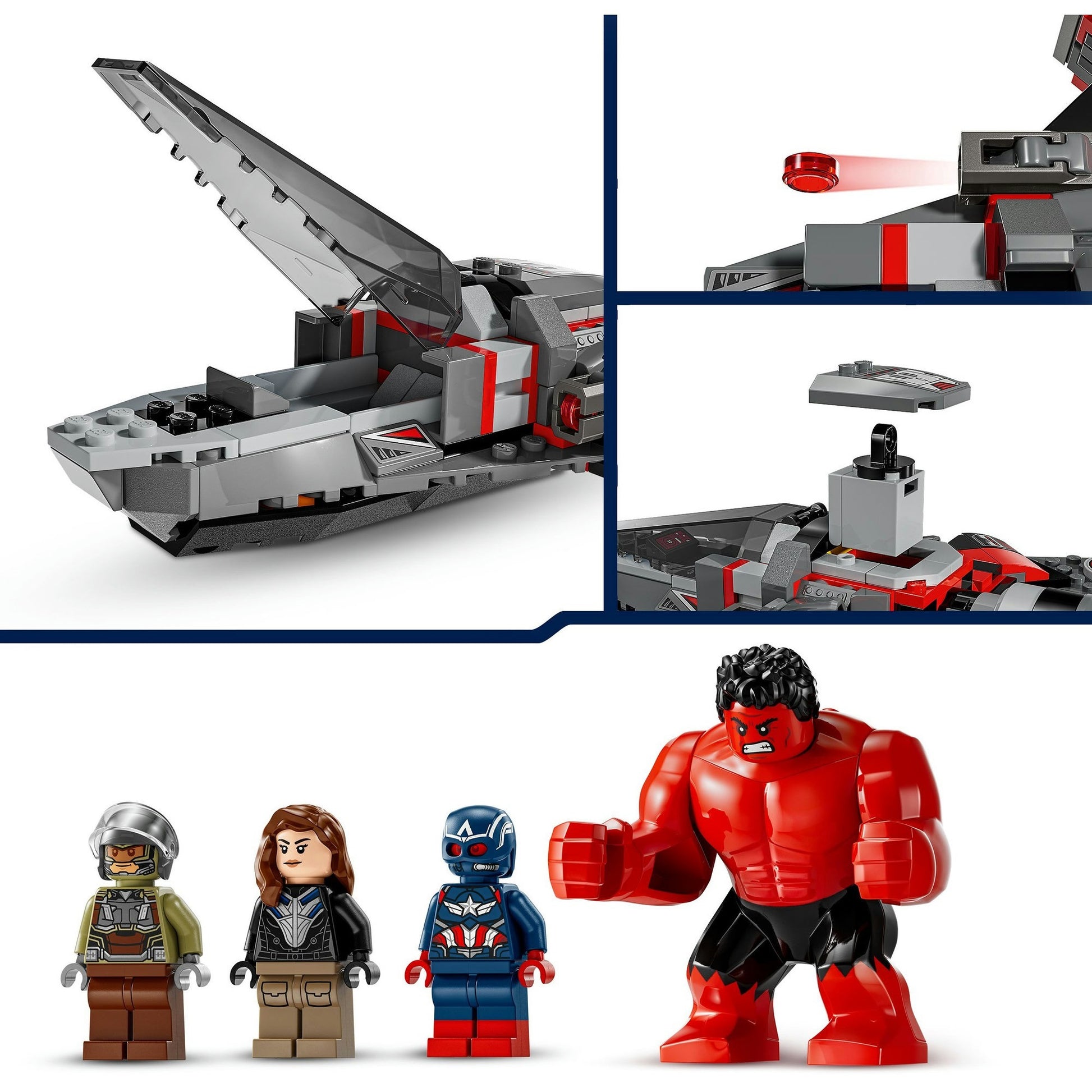 Lego Lego 76292 Captain America Vs. Red Hulk Duell