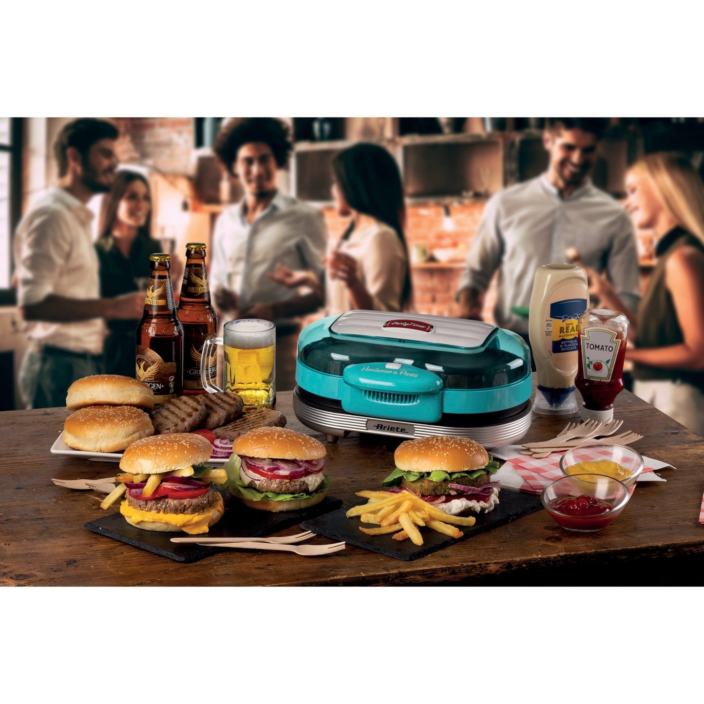 Ariete Party Time Hamburger Maker 0205 01
