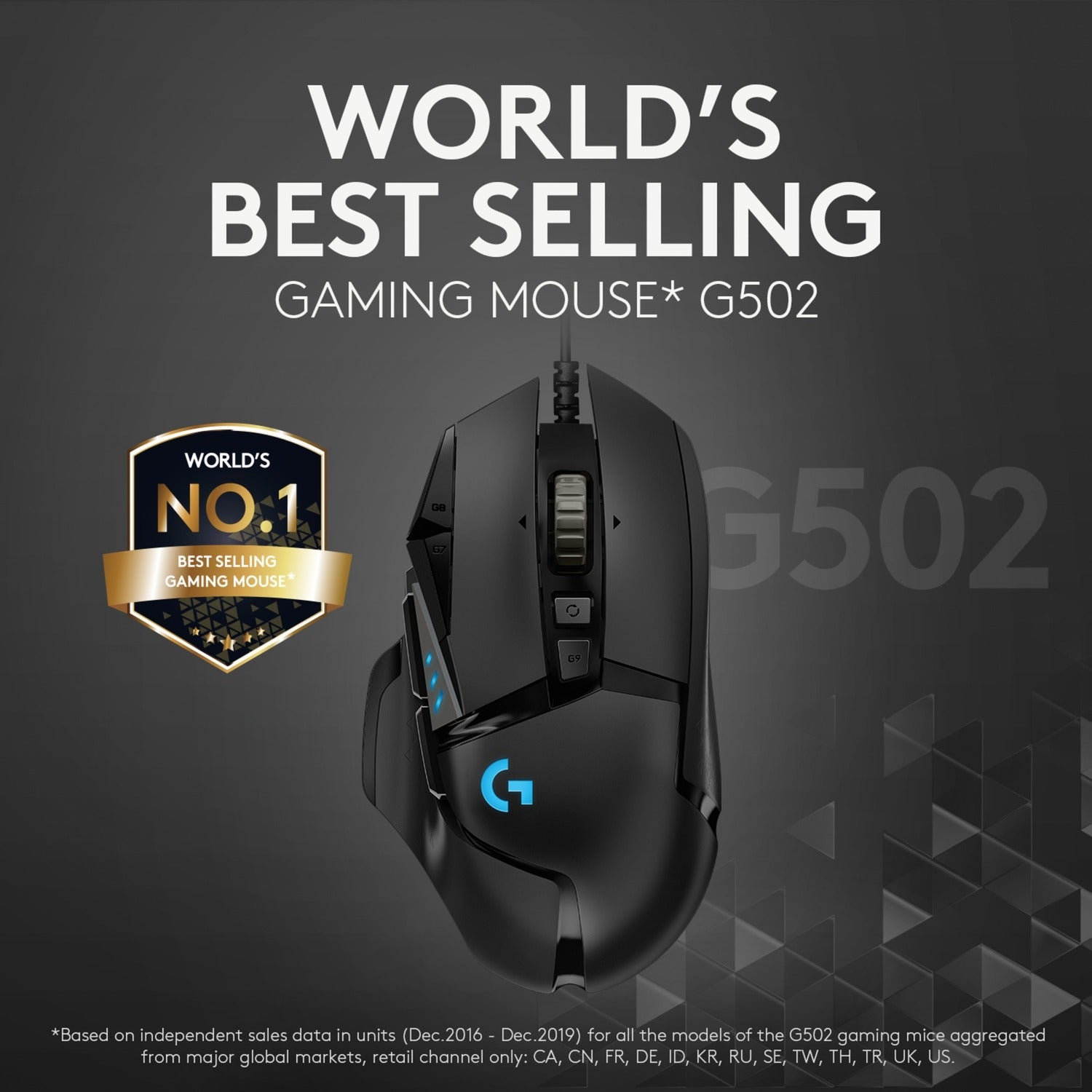 Logitech G502 Hero High Performance Gaming Maus