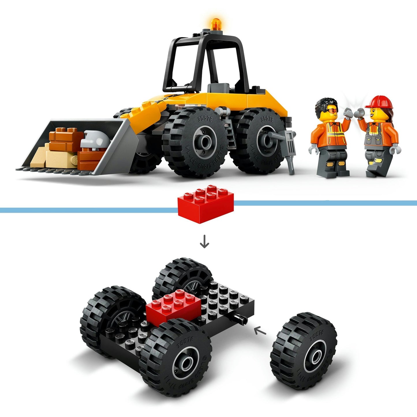 Lego Lego City 60450 gelbe Radlader
