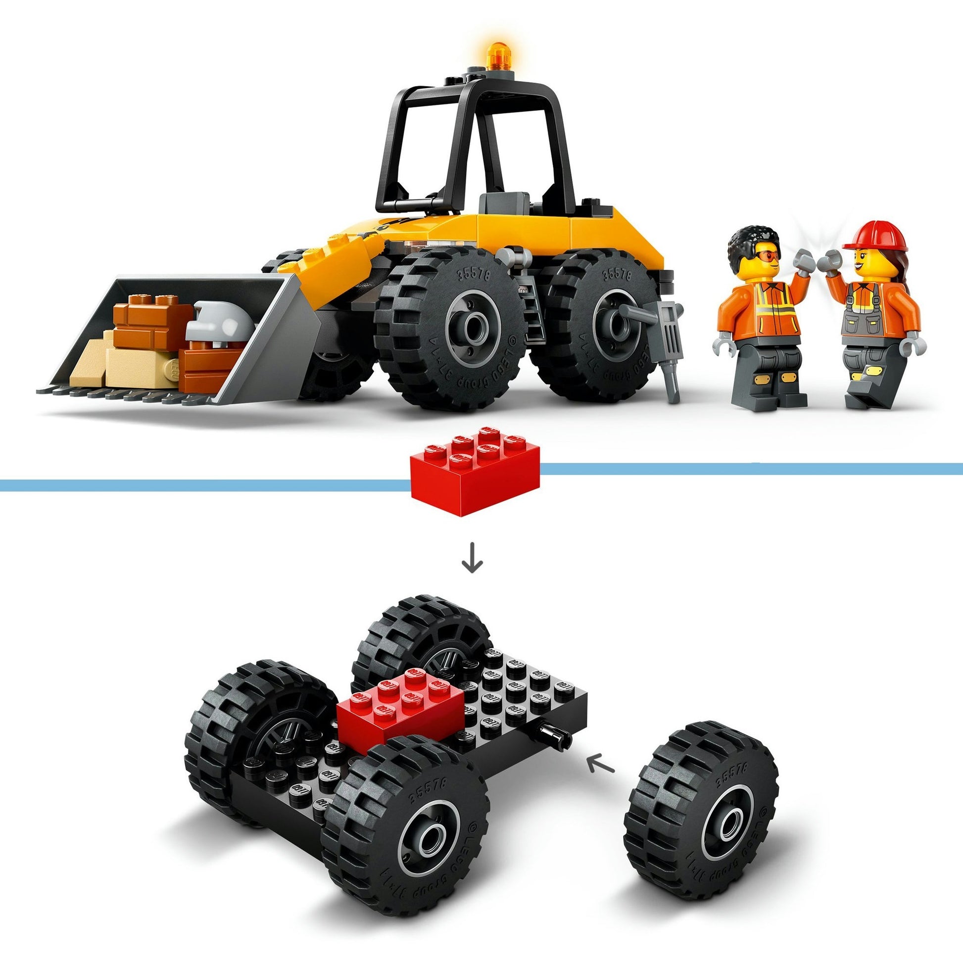 Lego Lego City 60450 gelbe Radlader