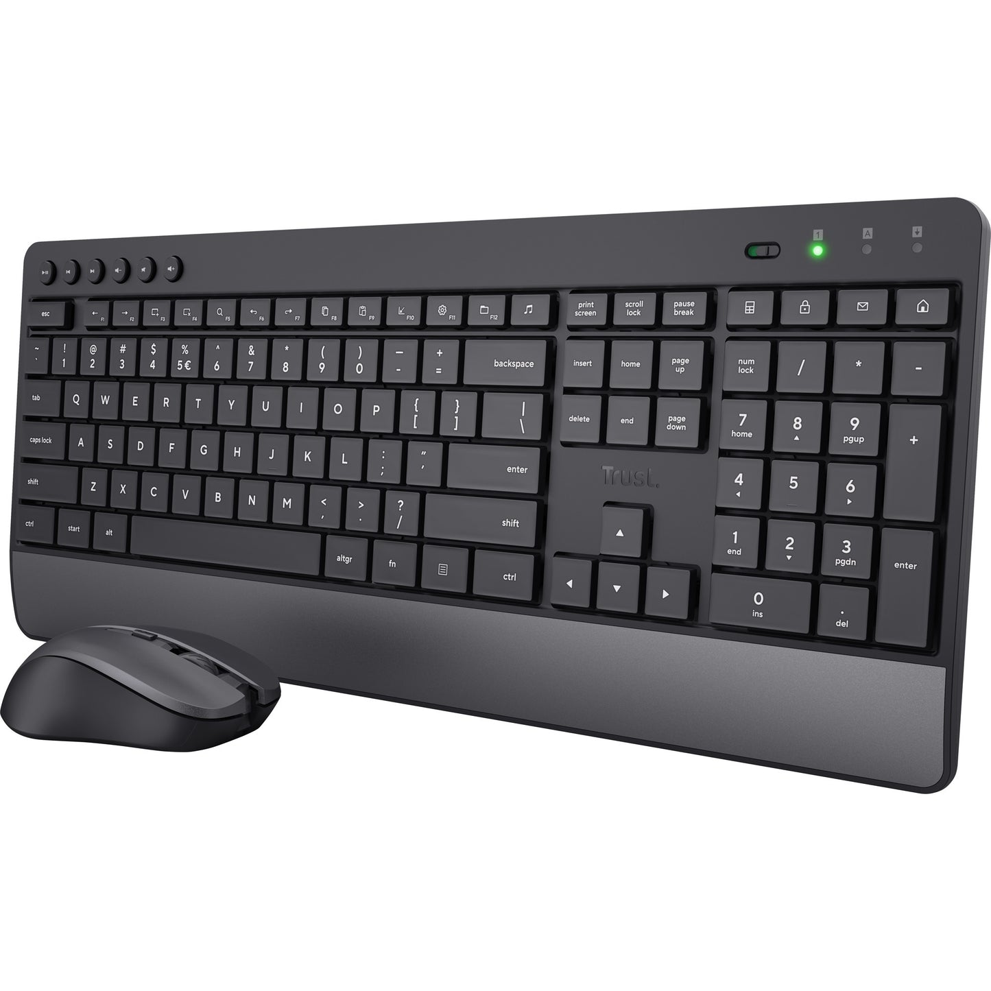 Vertrauen Sie Trezo Komfort Wireless Keyboards Muisset