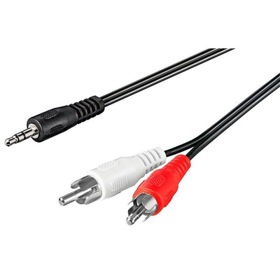 Goobay 3,5 mm Jack> 2x Tulp