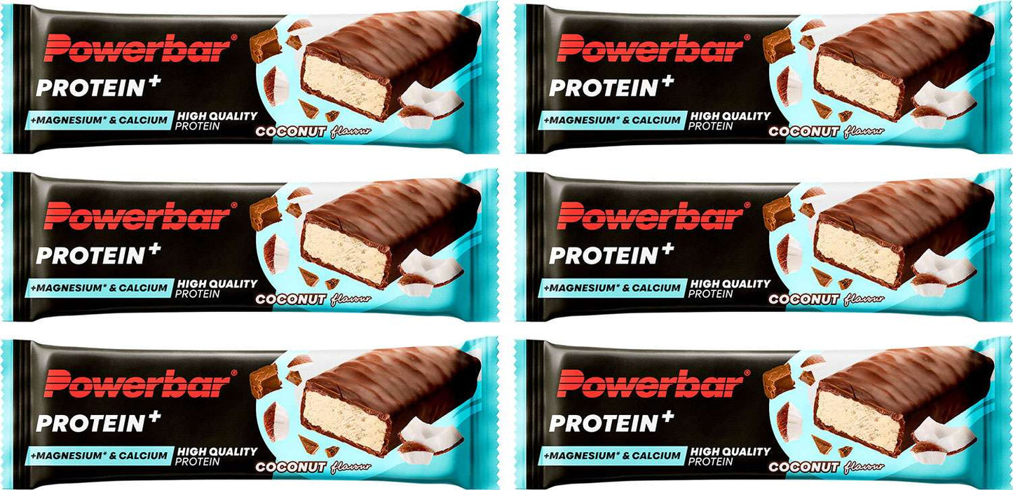 Powerbar Protein plus Kalzium-Magnesium-Riegel Kokosnuss 5+1 x 35g