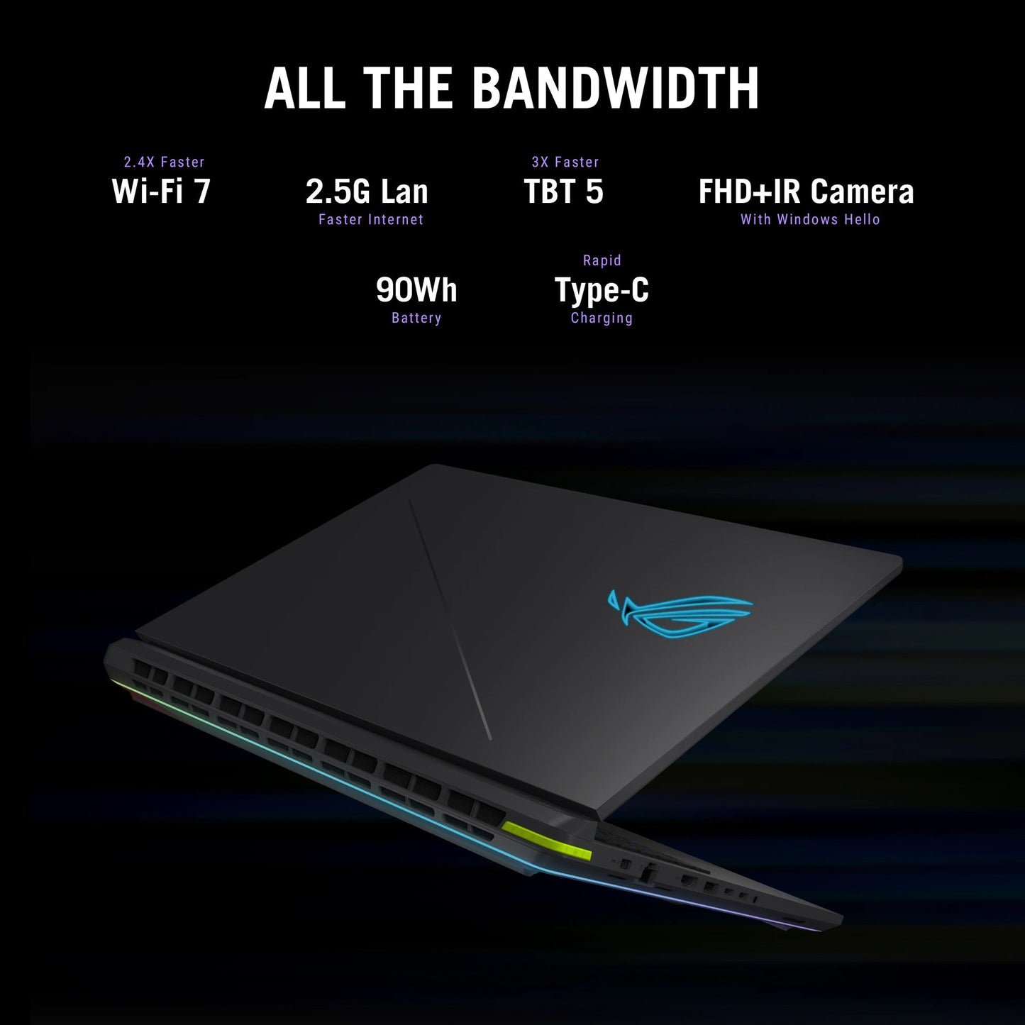 Asus ROG Strix G16 G615LR-S5072W 16 Copilot+ Gaming-Laptop (Schwarzgrau | Core Ultra 9 275HX | RTX 5070 Ti | 32 GB | 1 TB SSD)