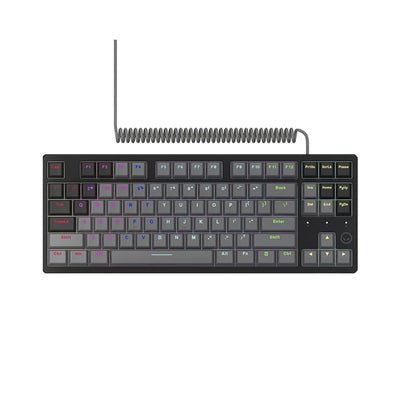 Lorgar Azar 514TKL, Gaming-Tastatur (schwarz, US-Layout, Logar Dream, TKL, RGB)