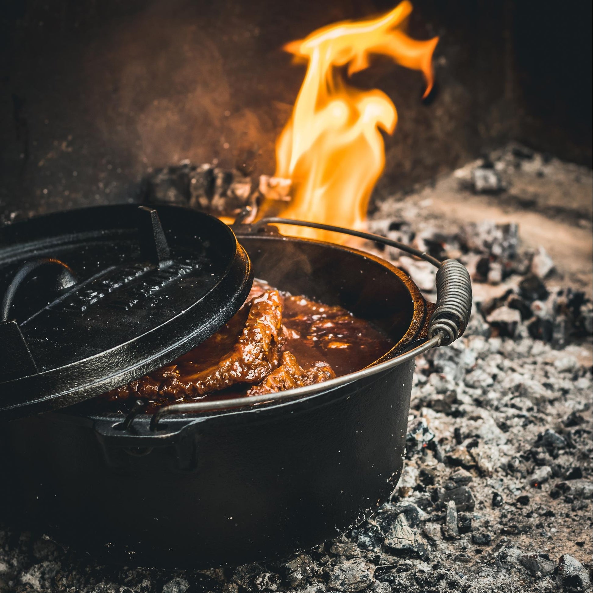 The Windmill Dutch Oven 4,5 qt Kochtopf (schwarz, ø 25,5 cm | 3,8 Liter)