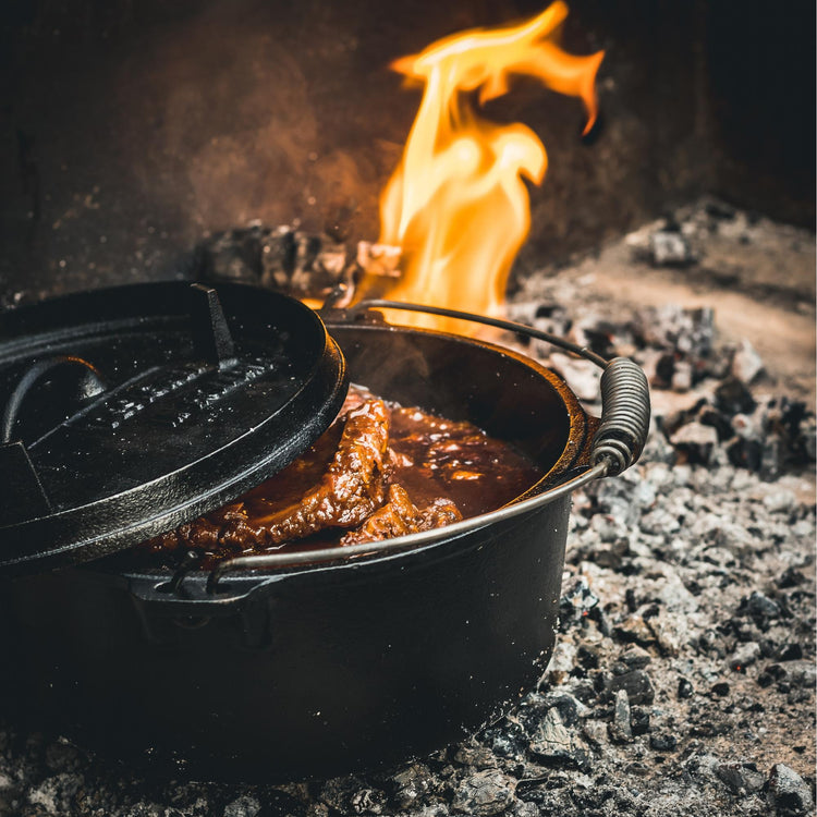 The Windmill Dutch Oven 4,5 qt Kochtopf (schwarz, ø 25,5 cm | 3,8 Liter)