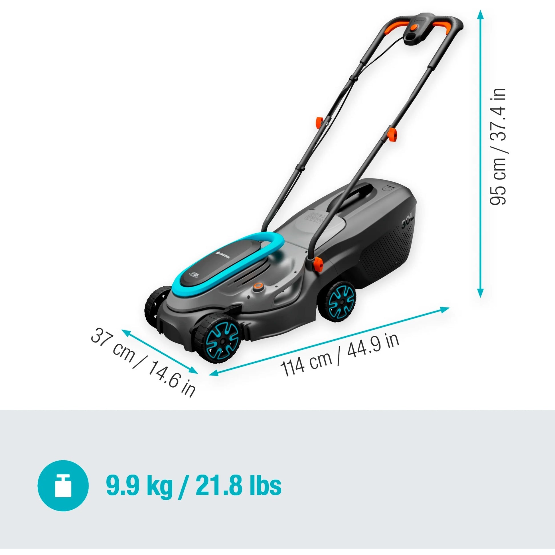 Gardena Accugrashaaier Powermax 32 18V P4A Solo