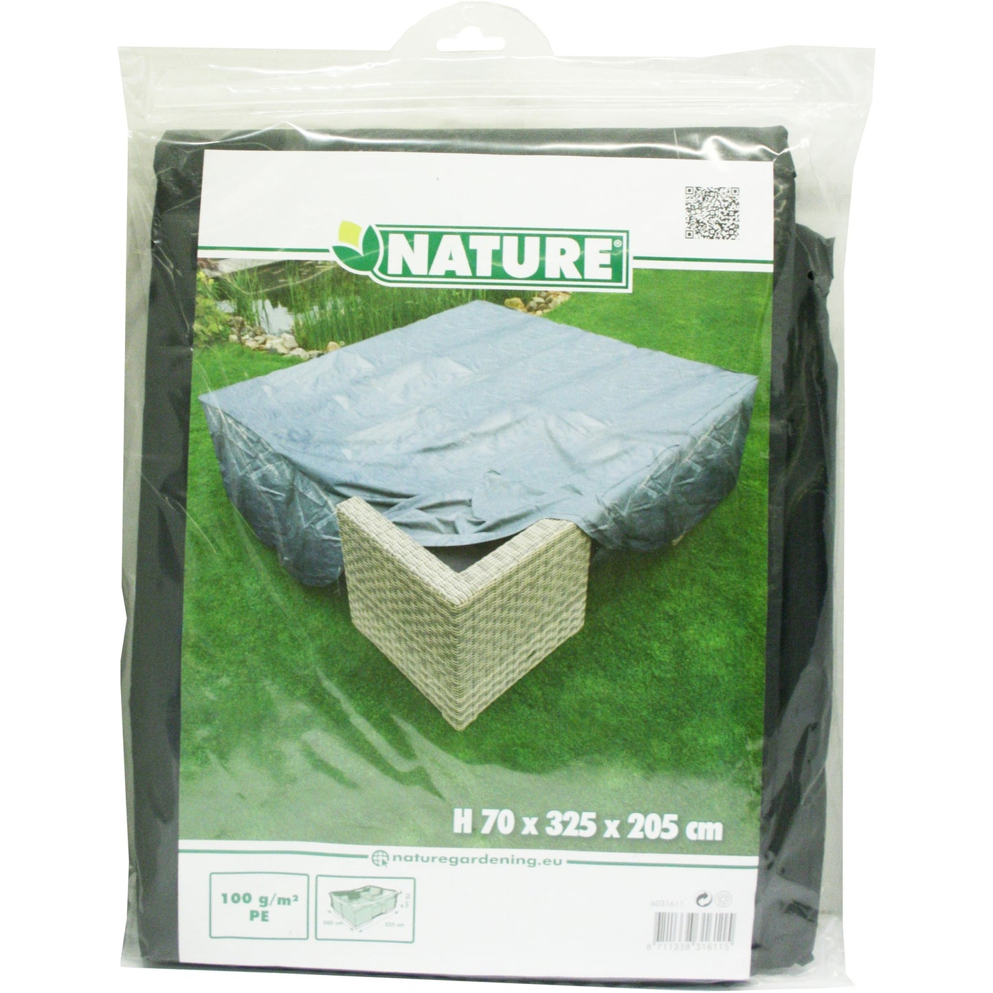 Naturgartenmöbelabdeckung für Lounge -Set