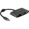Delock USB-C-Mann> HDMI Female + USB-A + USB-C PD
