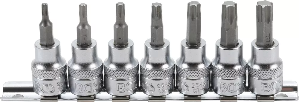BGS Technic Bit-Einsatzsatz 3 8 Torx T15 - T50 7-tlg.