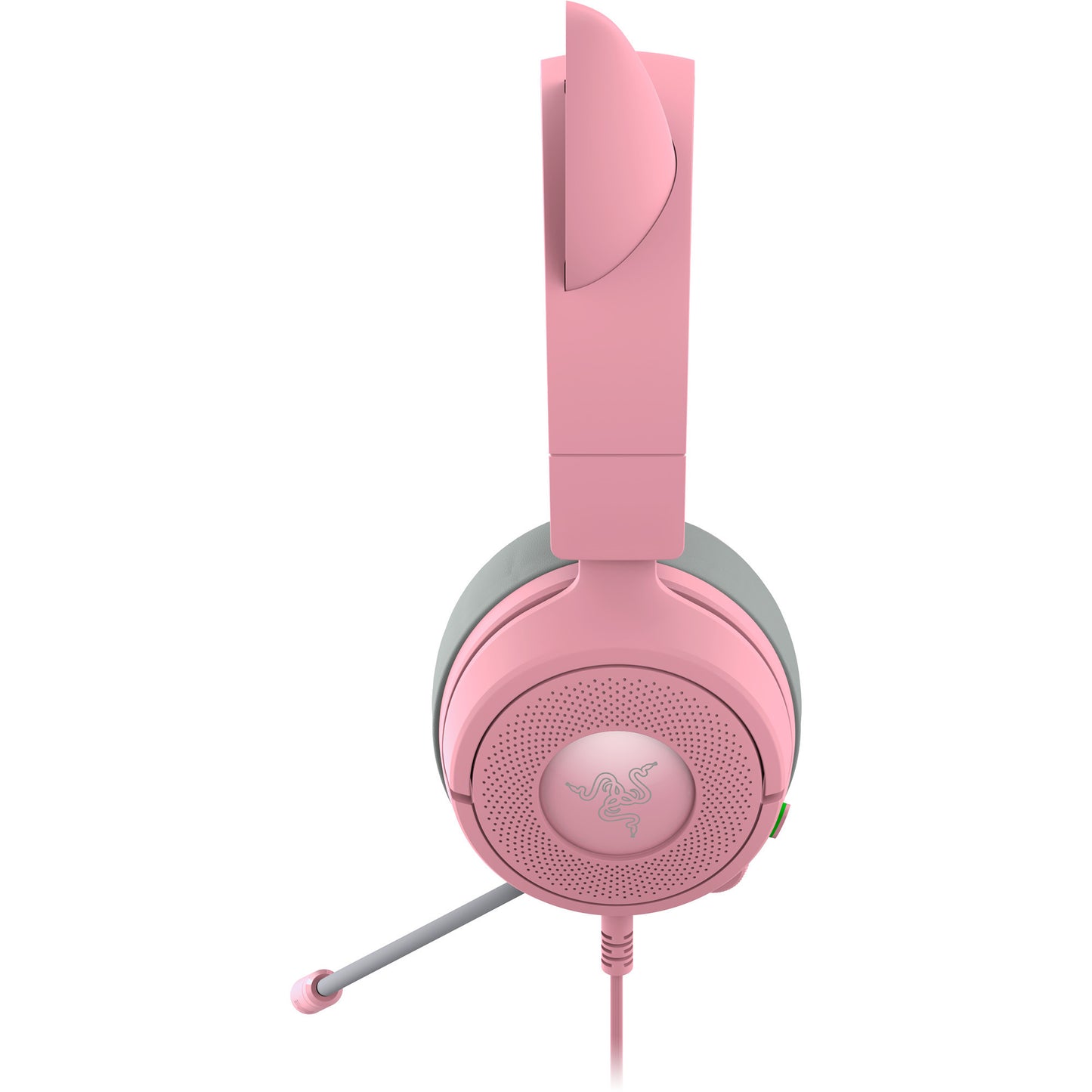 Razer Kraken Kitty V3 X Quartz Over-Ear-Gaming-Headset (Rosa Grau)
