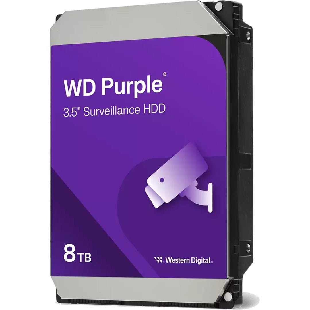 Western Digital Western Digital WD85Purz Purple Surveillance HD, 8 TB, 3,5, SATA3, 7200 U / min, 256 MB