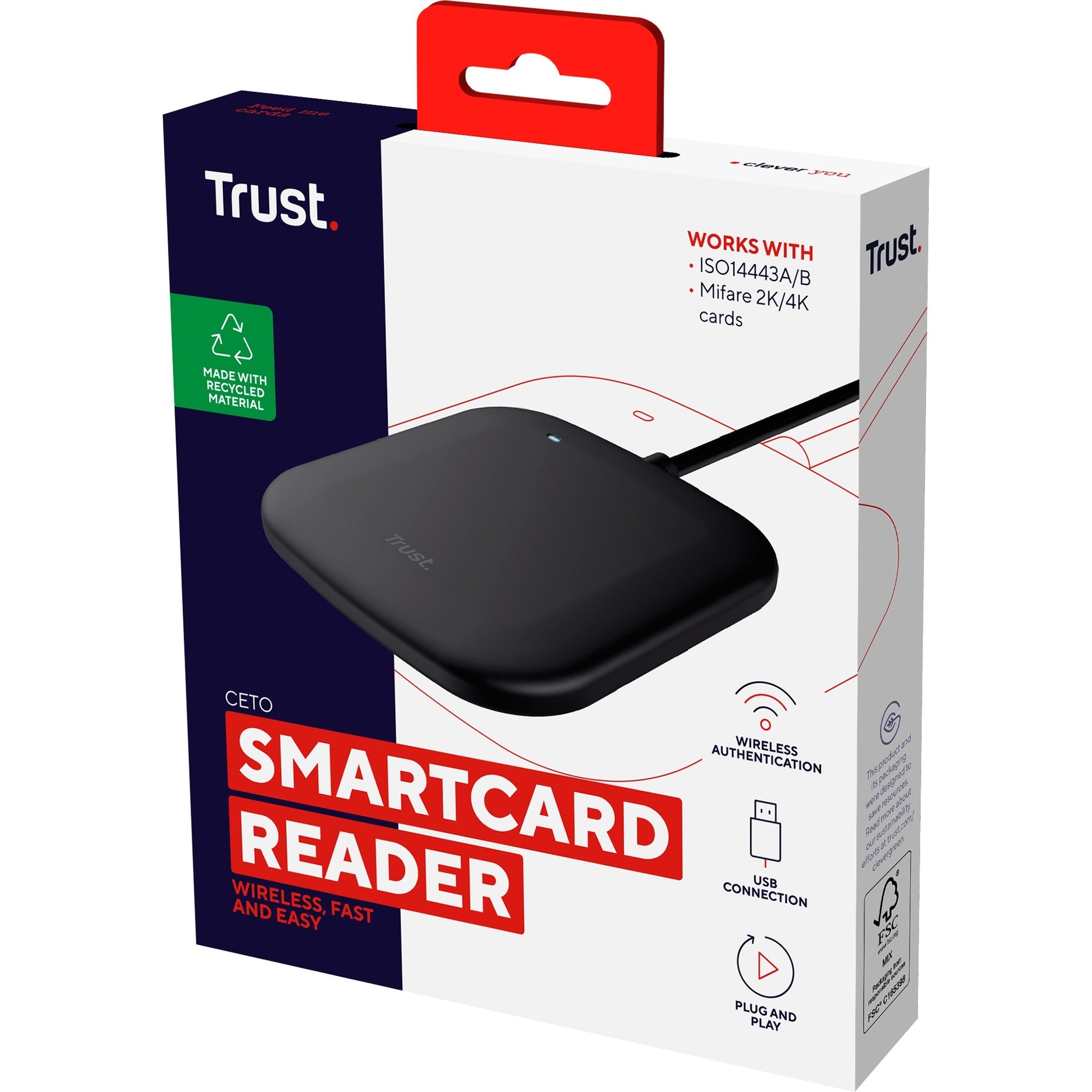 Vertrauen Sie dem kontaktlosen Smartcard -Leser von Ceto