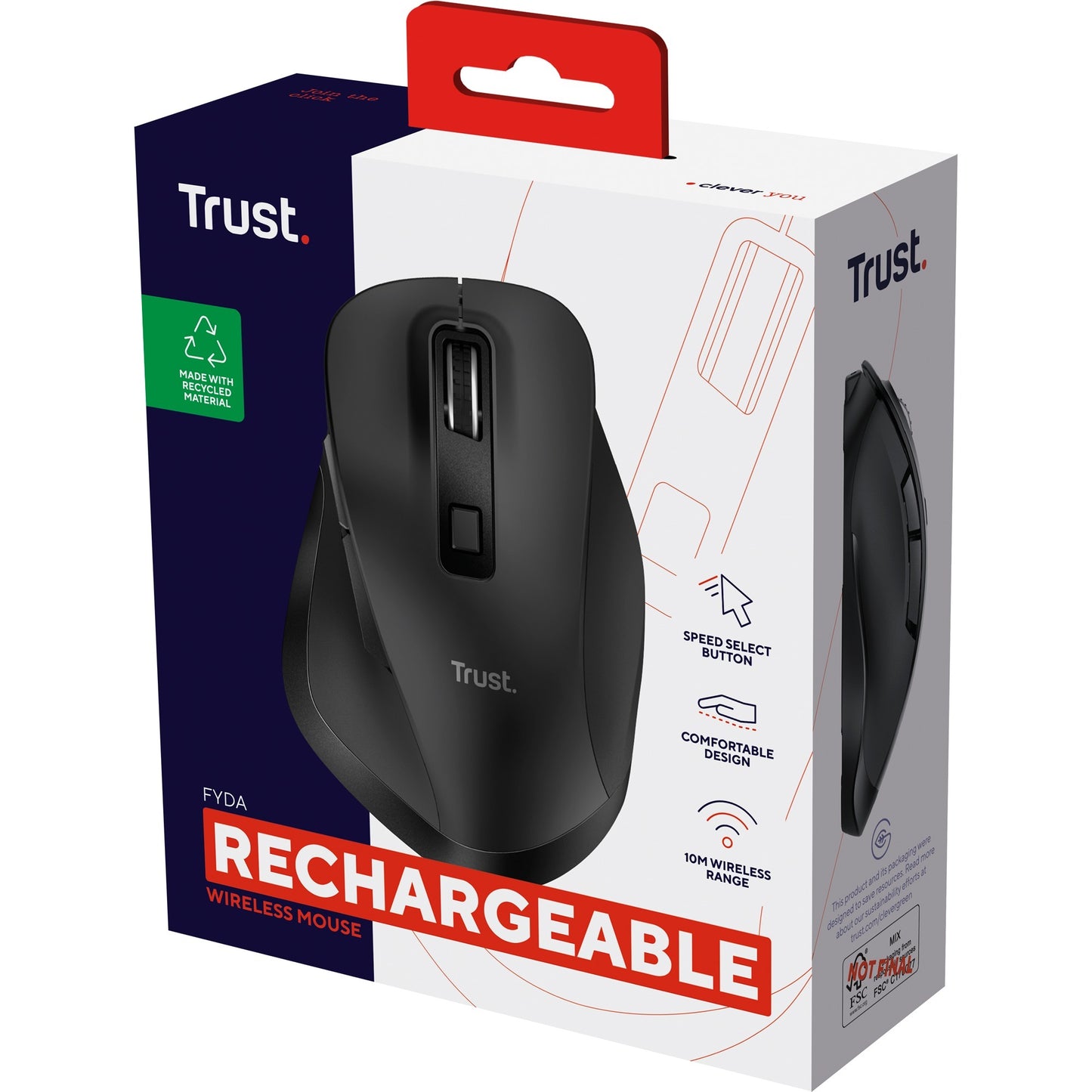 Vertrauen Sie Fyda Wireless Maus