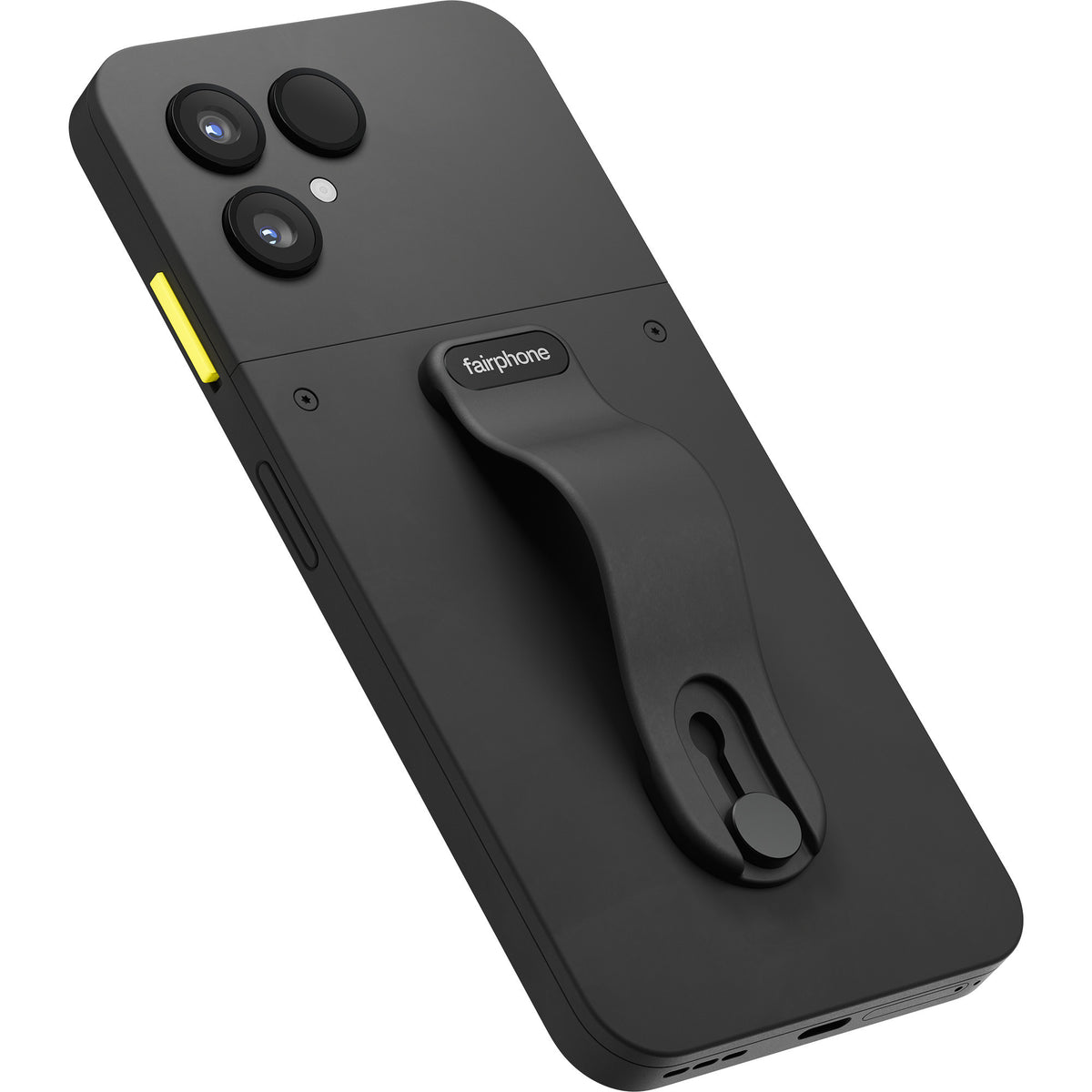 Fairphone (Gen. 6) Smartphone-Halterung mit Fingerschlaufe (schwarz)