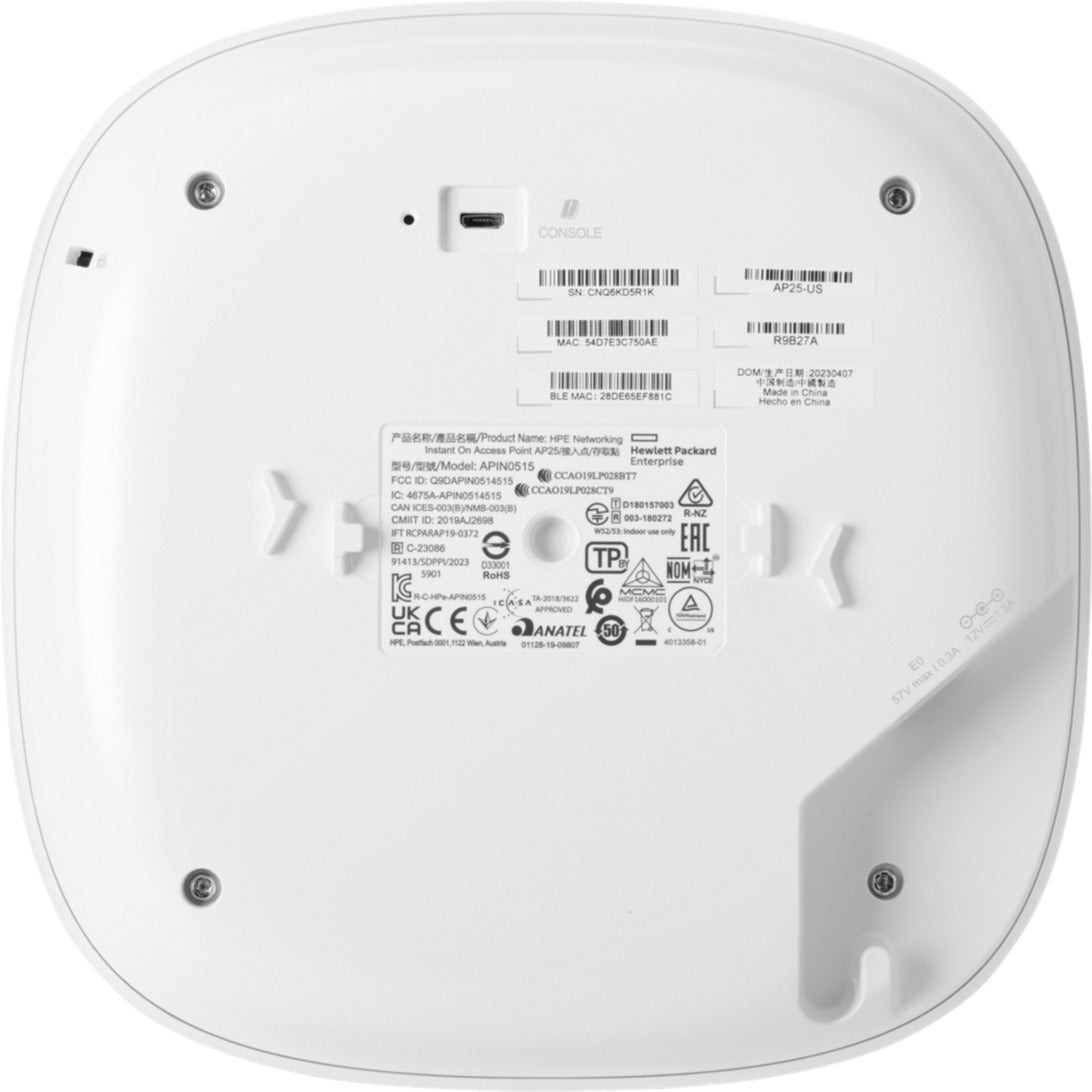 Hewlett Packard Enterprise Instant on (RW) AP25