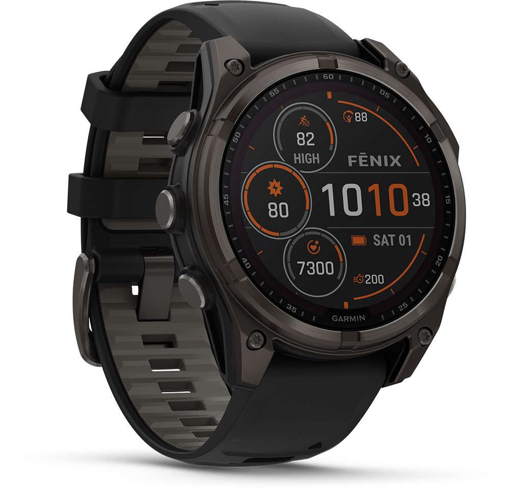 Garmin fēnix® 8 – 47 mm Solar-Saphir – GPS-Multisport-Smartwatch