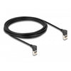 Delock RJ45 Network Cable Cat.6a S FTP Slim 90 ° nach oben
