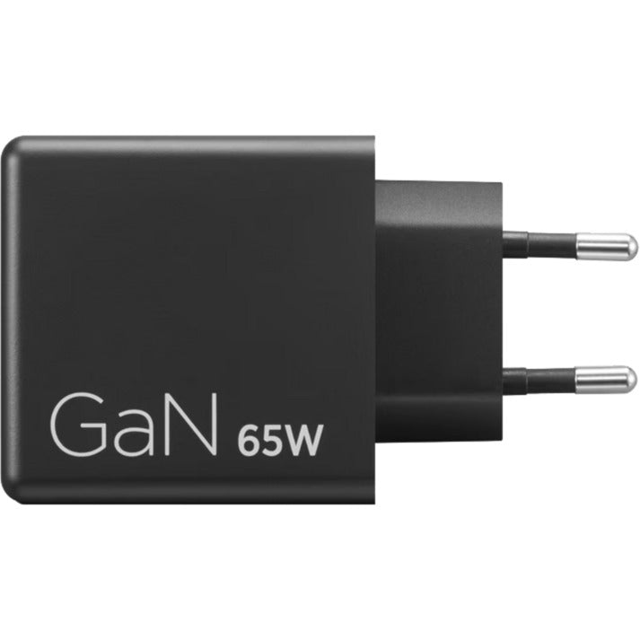 Lenovo Dual USB-C (65W) Gan (schwarz, 2x USB-C, Power Delivery)