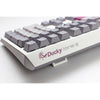 Ducky One 3 Mist Grey, Tastatur (Hellgrau, US-Layout, Cherry MX Red, RGB-LED, Double-Shot PBT, Hot-Swap-fähig, Quack-Mechanik)
