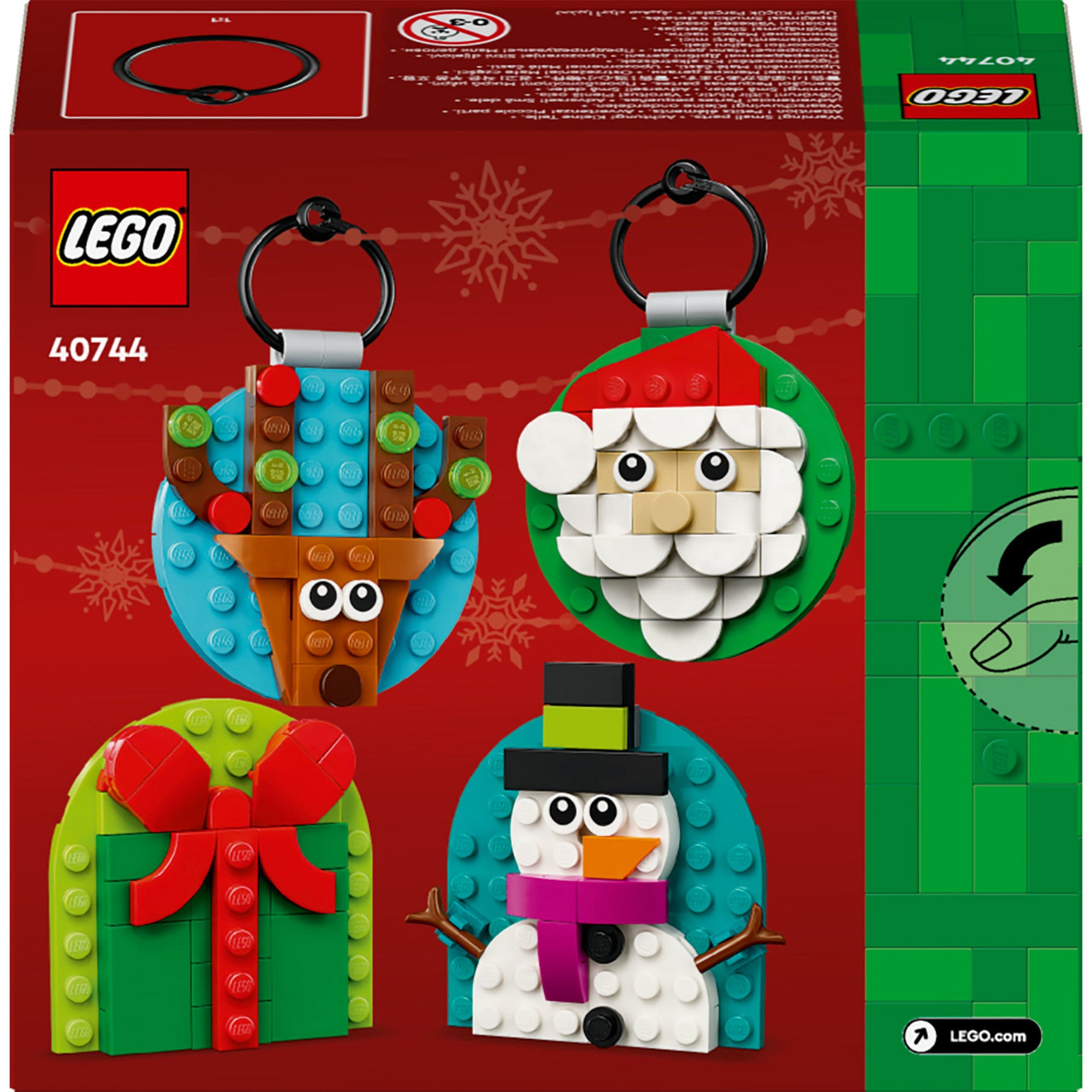 Lego 40744 Jahreszeiten süße Weihnachtsdekorationen | 2 Stk