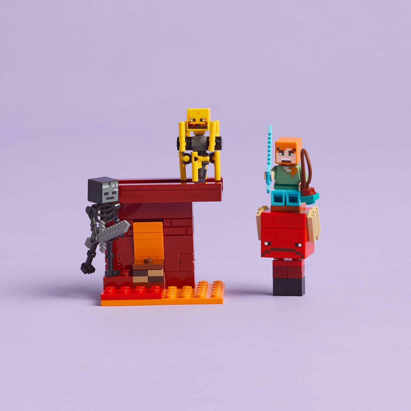 LEGO LEGO Minecraft 21266 Die Lava reitet im Nether