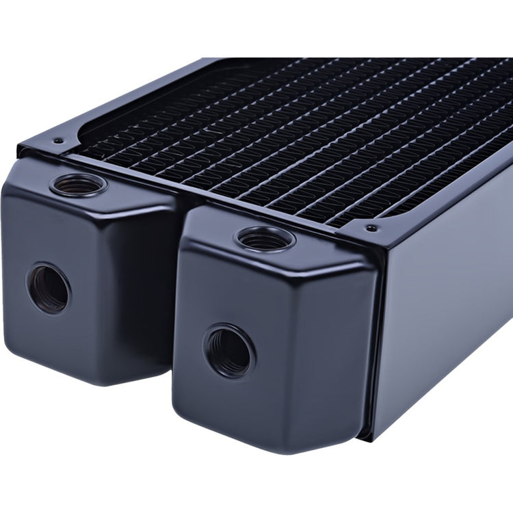 Alphacool nexxxos UT60 Vollkupfer 420-mm-Radiator (schwarz)