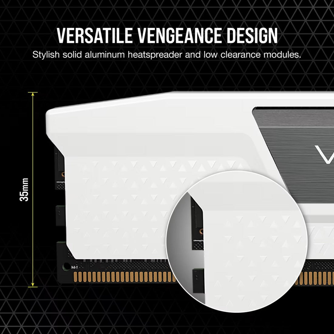 Corsair Vengeance 32 GB DDR5-6000 (2x 16 GB) RAM (weiß, cmk32gx5m2d6000z38w, xmp, expo)