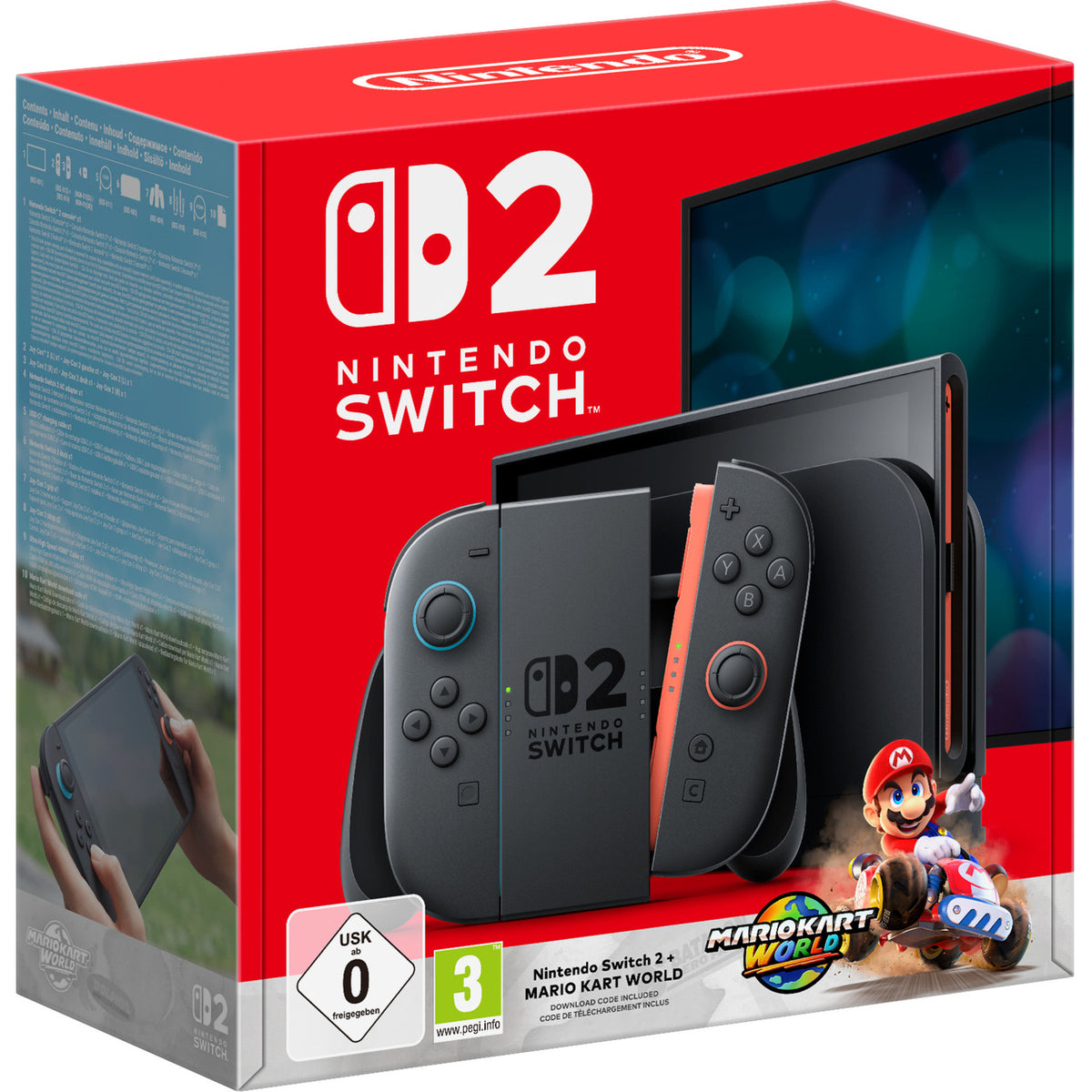 Nintendo Switch 2 + Mario Kart World Spielkonsole