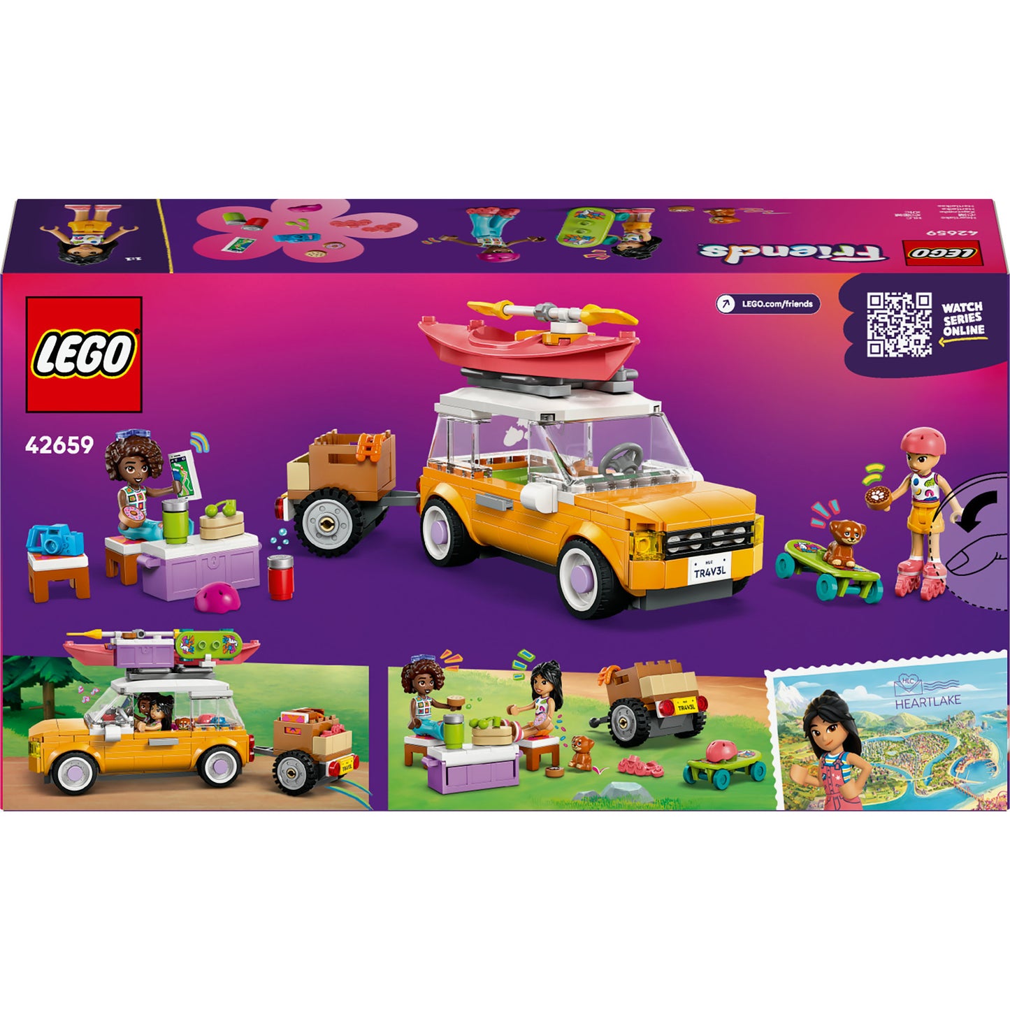 PIC LEGO 42659 Freunde zusammen auf Roadtrip