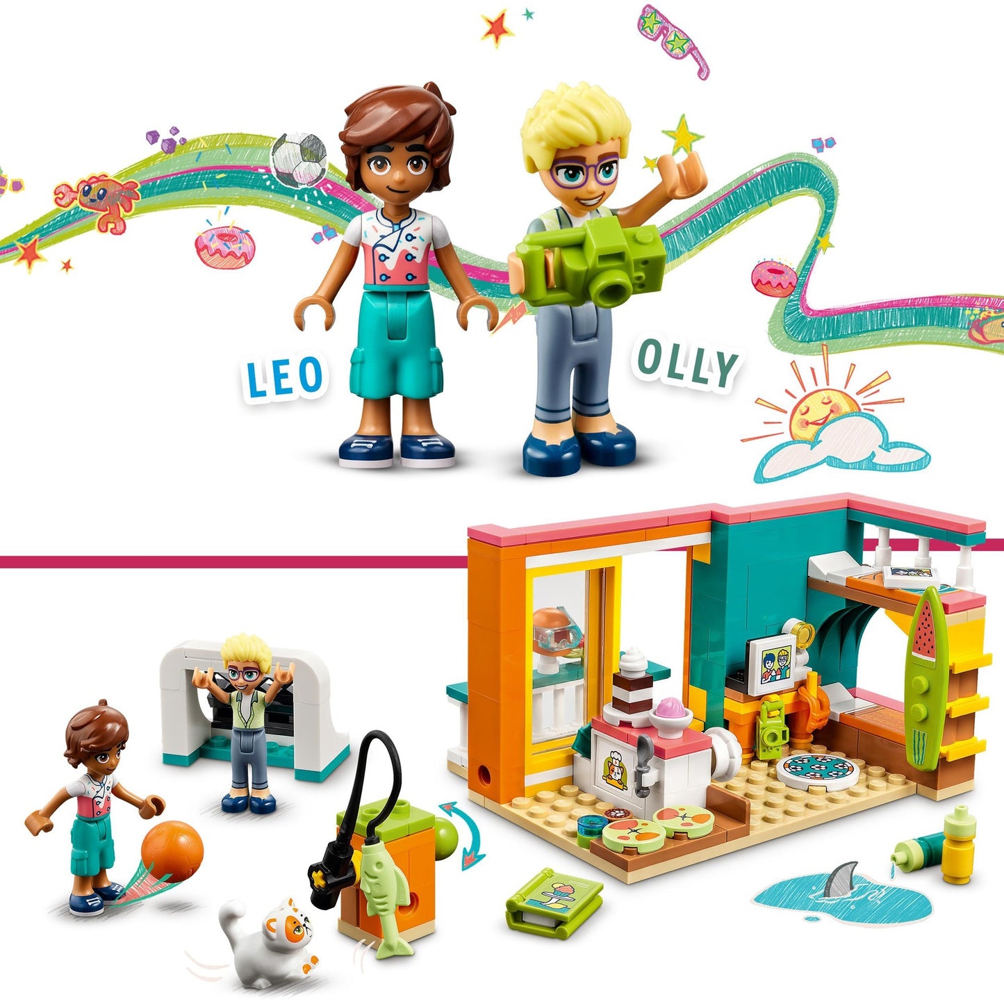 Lego Lego Friends 41754 Leos Zimmer