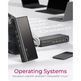 Icy Box ib-dk7401-cu31 17-in-1 Dockingstation (schwarz) - afbeelding 7