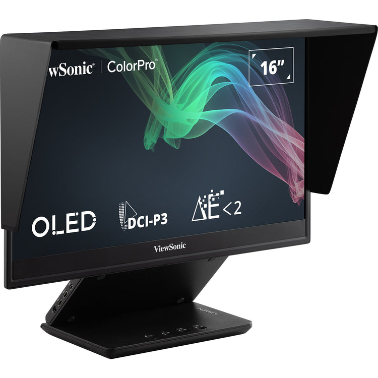 Viewsonic vp16-oled 16 Monitor (Schwarz (matt), 1x Micro HDMI, USB-C, Sound)