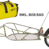 Bob Ibex Fahrradanhänger Gold mit Tasche